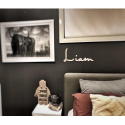 "Liam " Style RAW - Wall Name 15-20cm (height)