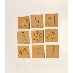 Mystery Pack Play Dough Stamps! (5 pack)