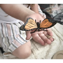 "BUTTERFLY"  - Monarch - Life Cycle Mini Figure Set