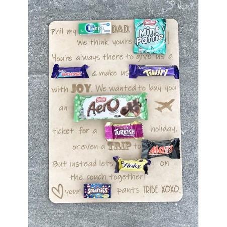 "extra dad" FATHERS DAY - CHOCCY POEM !