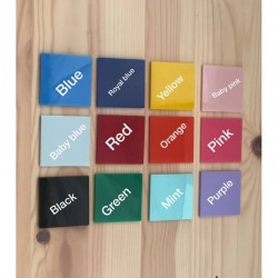 Bamboo Colour Pop Letter Bag Tag
