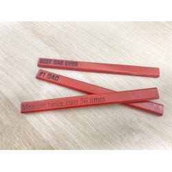 custom tradie pencils !