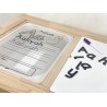 CUSTOM NAME - Trace And Wipe Insert- made to fit all tables