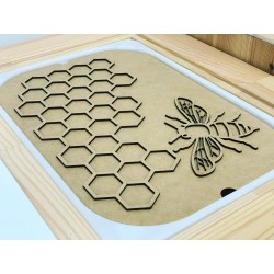 "Bee" Sensory Rice Insert - Fits All Tables