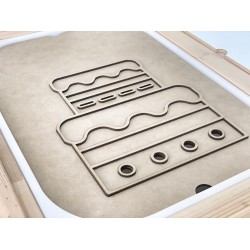 Birthday Cake Board - just insert - fits all tables
