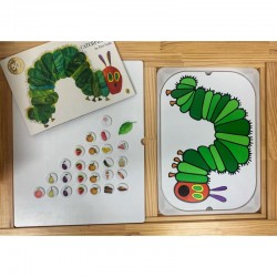 caterpillar book play discs (2 sizes)