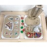 Christmas puzzle / figures/ story scene play set