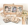 Puzzle board photo frame