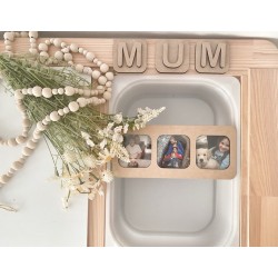 Puzzle board photo frame