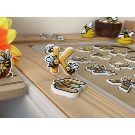alphabet- bee themed letters , puzzle or just letters