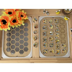 alphabet- bee themed letters , puzzle or just letters