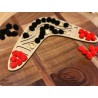 Boomerang- pattern sensory tray -  Indigenous play