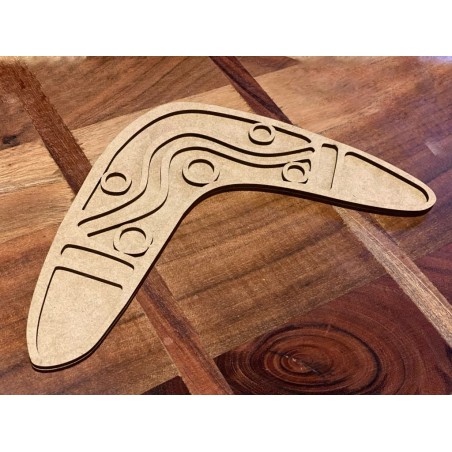 Boomerang- pattern sensory tray -  Indigenous play