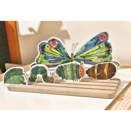 butterfly life cycle pieces / puzzle / insert loose pieces - "hungry caterpillar theme"