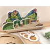 butterfly life cycle pieces / puzzle / insert loose pieces - "hungry caterpillar theme"