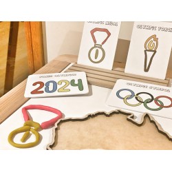 Olympics - play dough cards