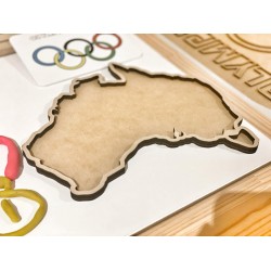 AUSTRALIA TRAY - laser cut - new