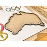 AUSTRALIA TRAY - laser cut - new