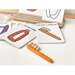 dental week - play dough prompt cards