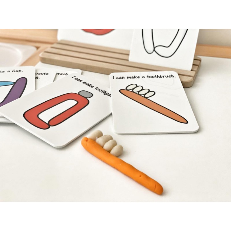 dental week - play dough prompt cards