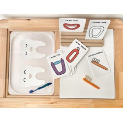 dental week - play dough prompt cards