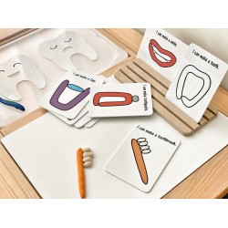 dental week - play dough prompt cards