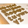 PUZZLE - Lower case SENSORY letters - eco letters