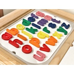 PUZZLE - Lower case SENSORY letters - eco letters