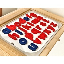 PUZZLE - Lower case SENSORY letters - eco letters