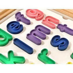 PUZZLE - Lower case SENSORY letters - eco letters