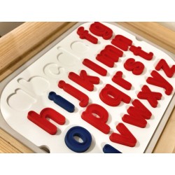 PUZZLE - Lower case SENSORY letters - eco letters