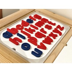 PUZZLE - Lower case SENSORY letters - eco letters