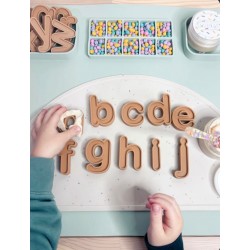 PUZZLE - Lower case SENSORY letters - eco letters