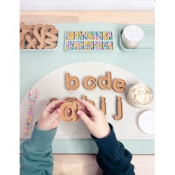 PUZZLE - Lower case SENSORY letters - eco letters