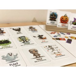 Halloween movement cards