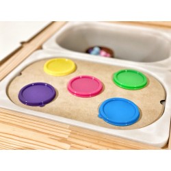 round - colour sorting container  insert