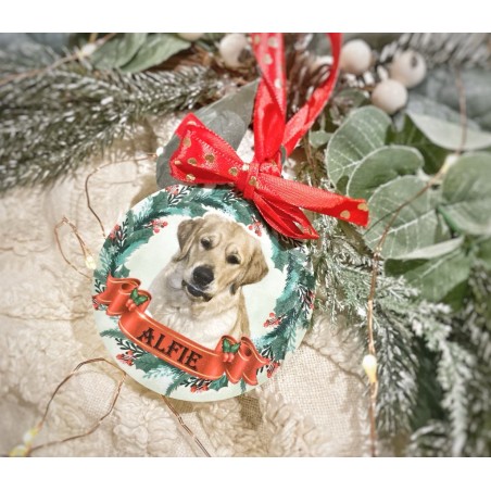 "PET" Photo bauble