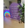 affirmation arch plaque